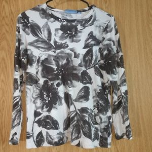 Vera wang long sleeve shirt